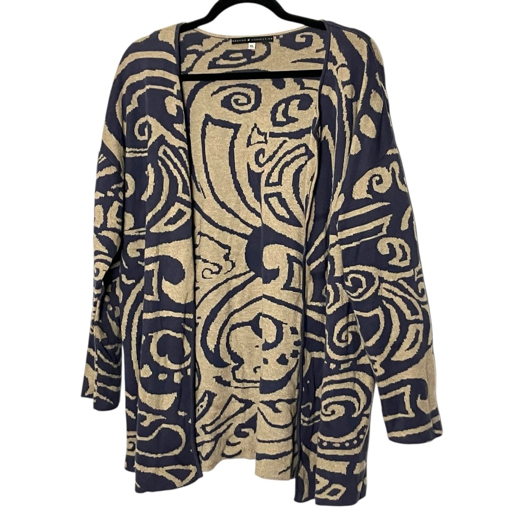 Peruvian‎ Connection Knit Cardigan Pima Cotton XL